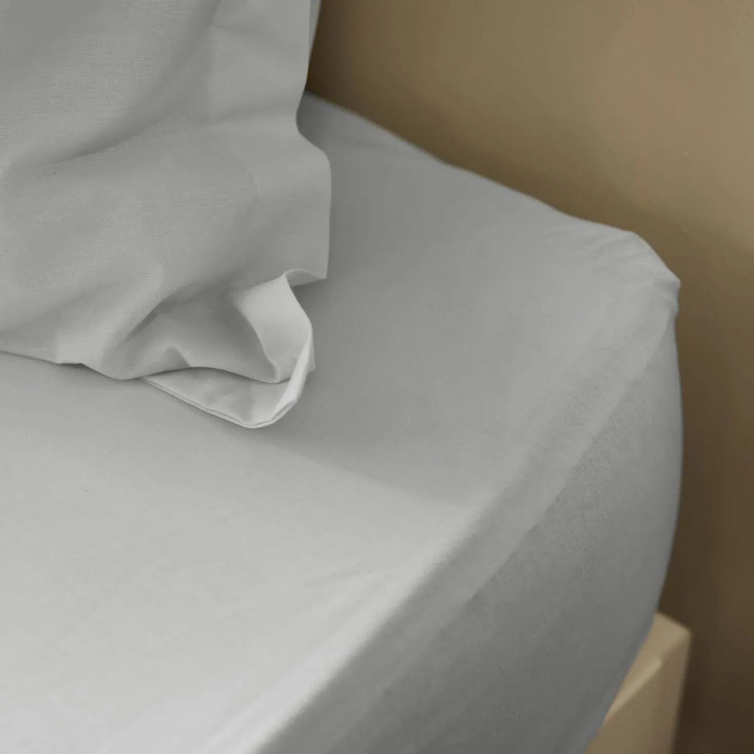 Lot de 2 draps housses matelas épais coton bio Fil & Sens