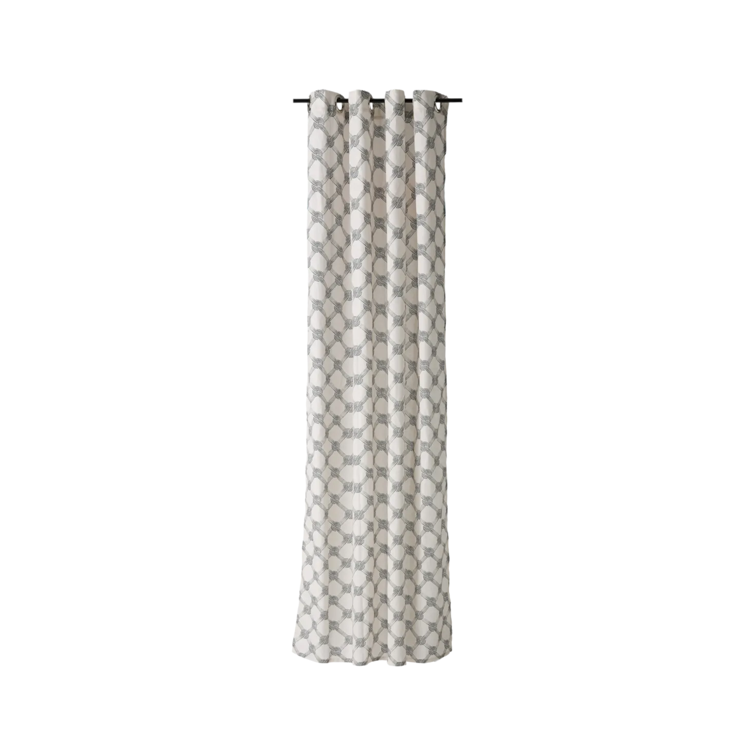 Lot de 2 rideaux coton lin Grand Hôtel