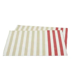 Lot de 2 sets de table enduit coton bio Amaïa