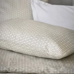 Lot de 2 taies d'oreiller coton lin Néo classique