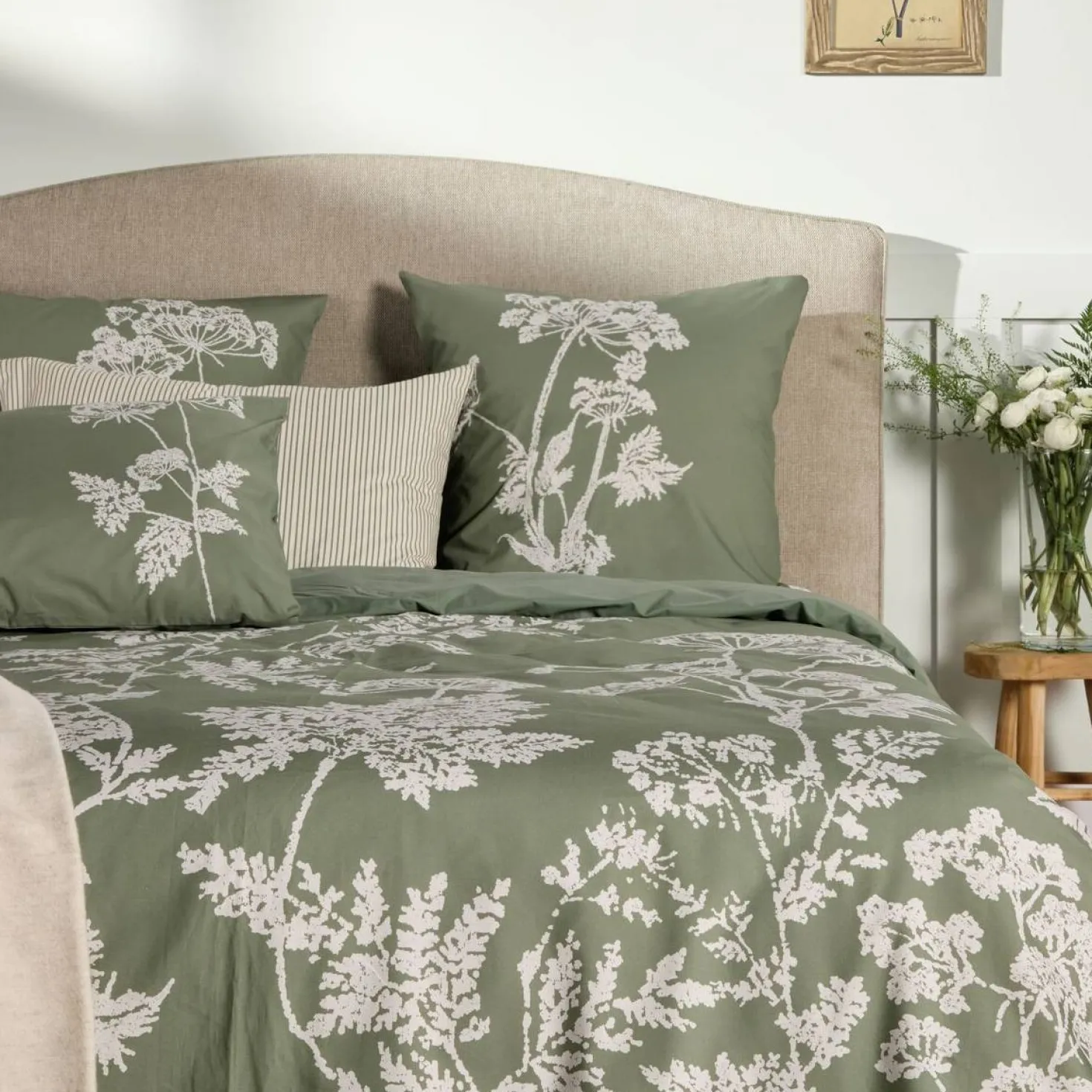 Lot de 2 taies d'oreiller percale Angélique