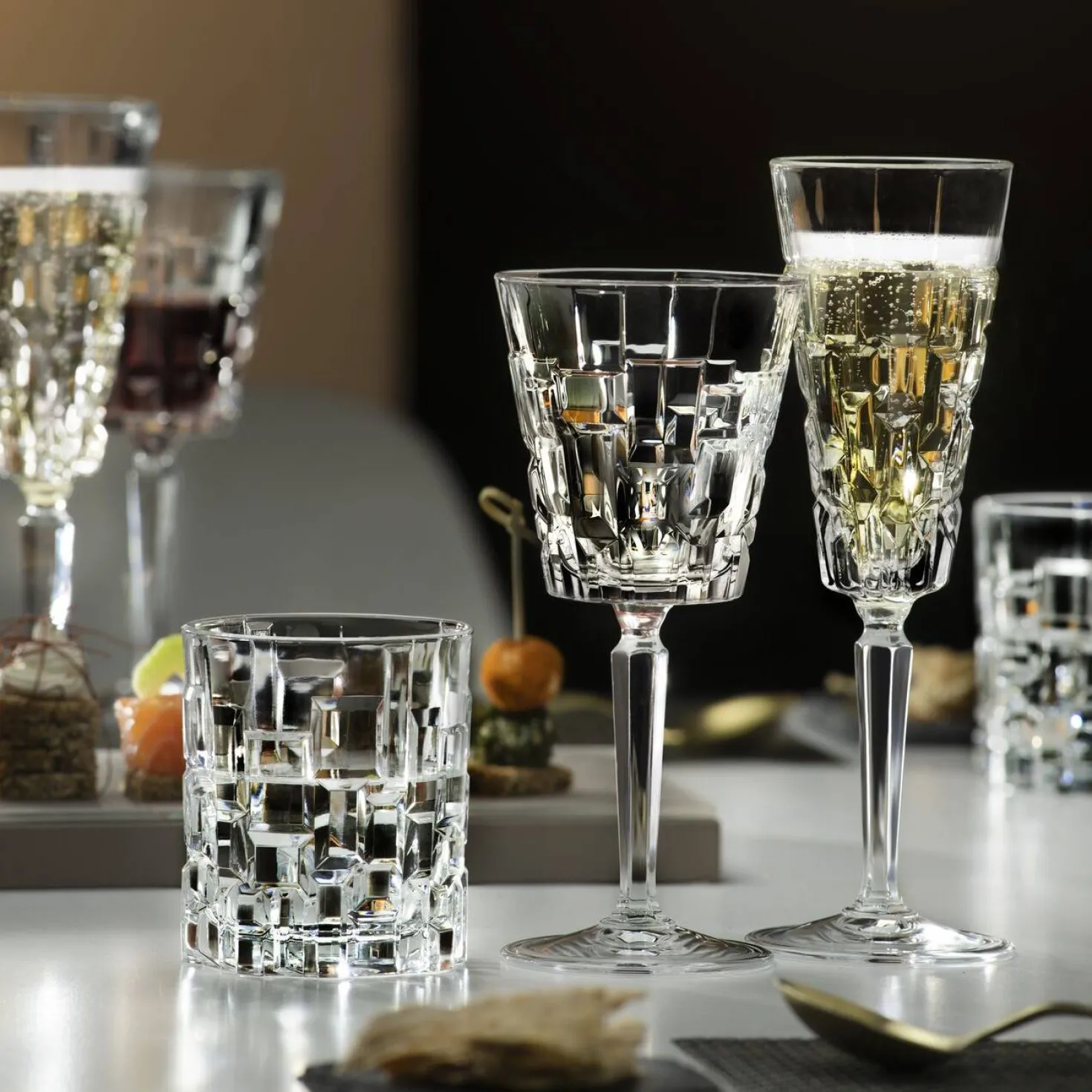 Lot de 6 verres à pied Etna Calice 20 cl