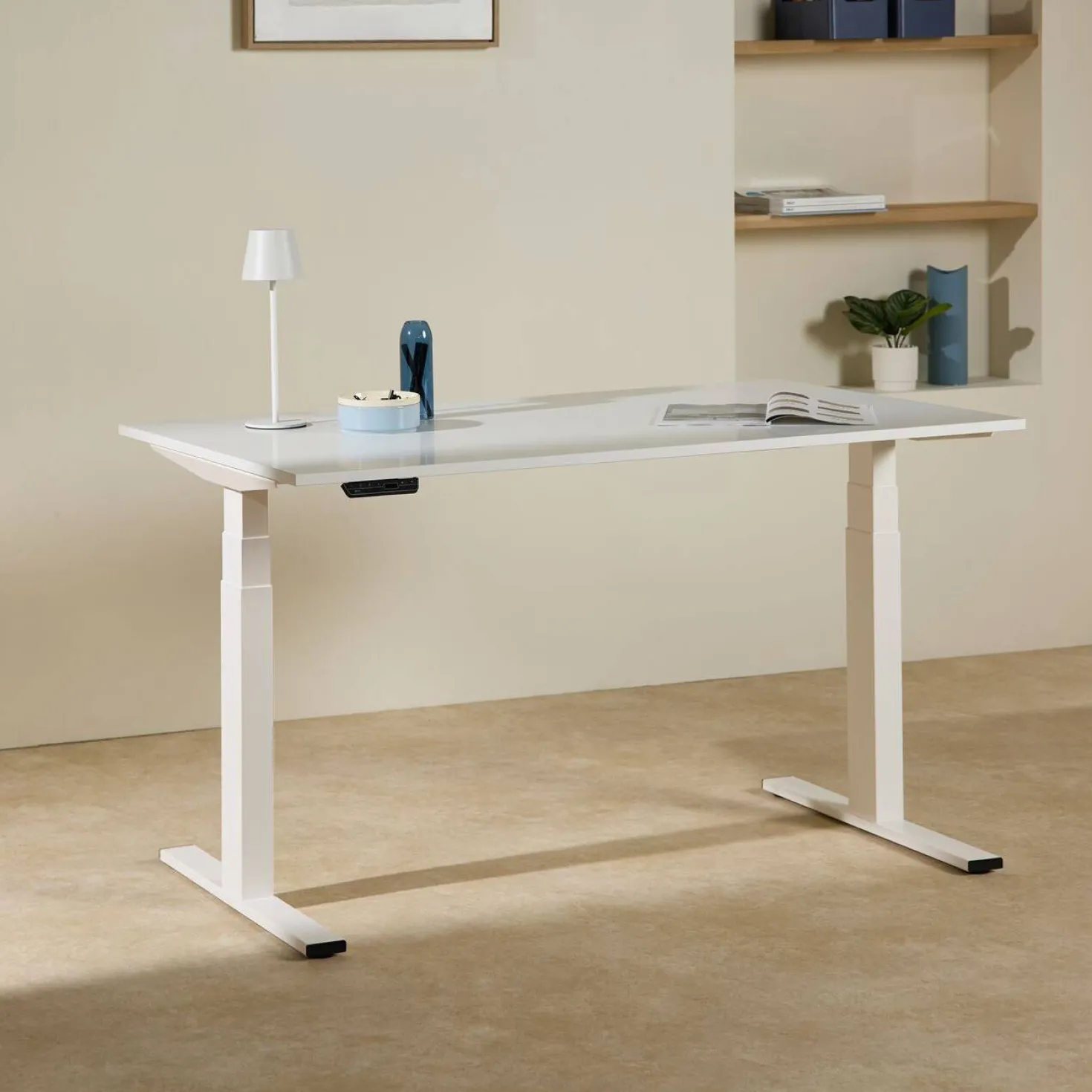MAKIBA Bureau électrique assis-debout ergonomique Marley