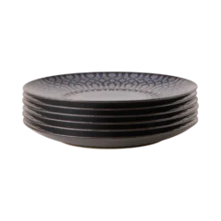 MARIA PT TERRACOTA Lot de 6 Assiettes plates D27cm Croisé Anadia