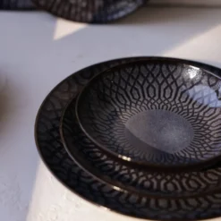 MARIA PT TERRACOTA Lot de 6 Assiettes plates D27cm Croisé Anadia