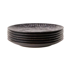 MARIA PT TERRACOTA Lot de 6 Assiettes plates D27cm Canelé Anadia