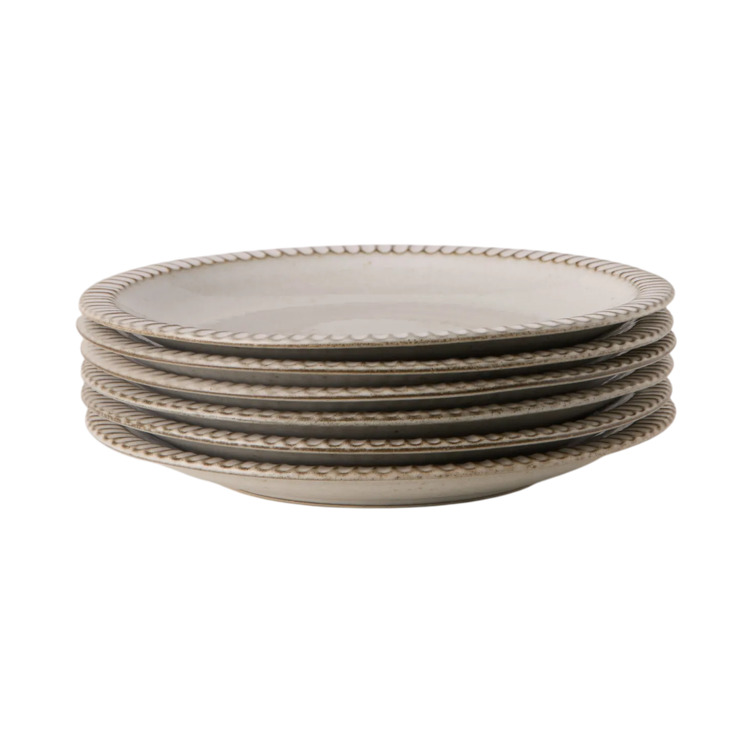 MARIA PT TERRACOTA Lot de 6 Assiettes plates D25cm Canelada