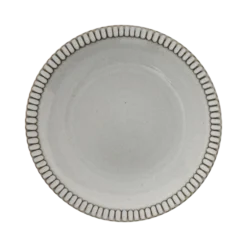 MARIA PT TERRACOTA Lot de 6 Assiettes plates D25cm Canelada