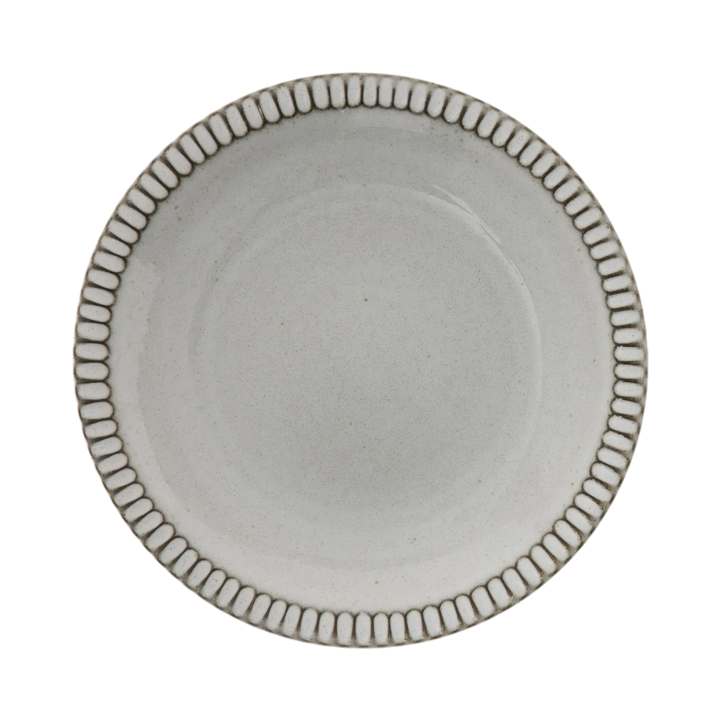 MARIA PT TERRACOTA Lot de 6 Assiettes plates D25cm Canelada