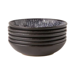 MARIA PT TERRACOTA Lot de 6 Assiettes creuses D18cm Canelé Anadia