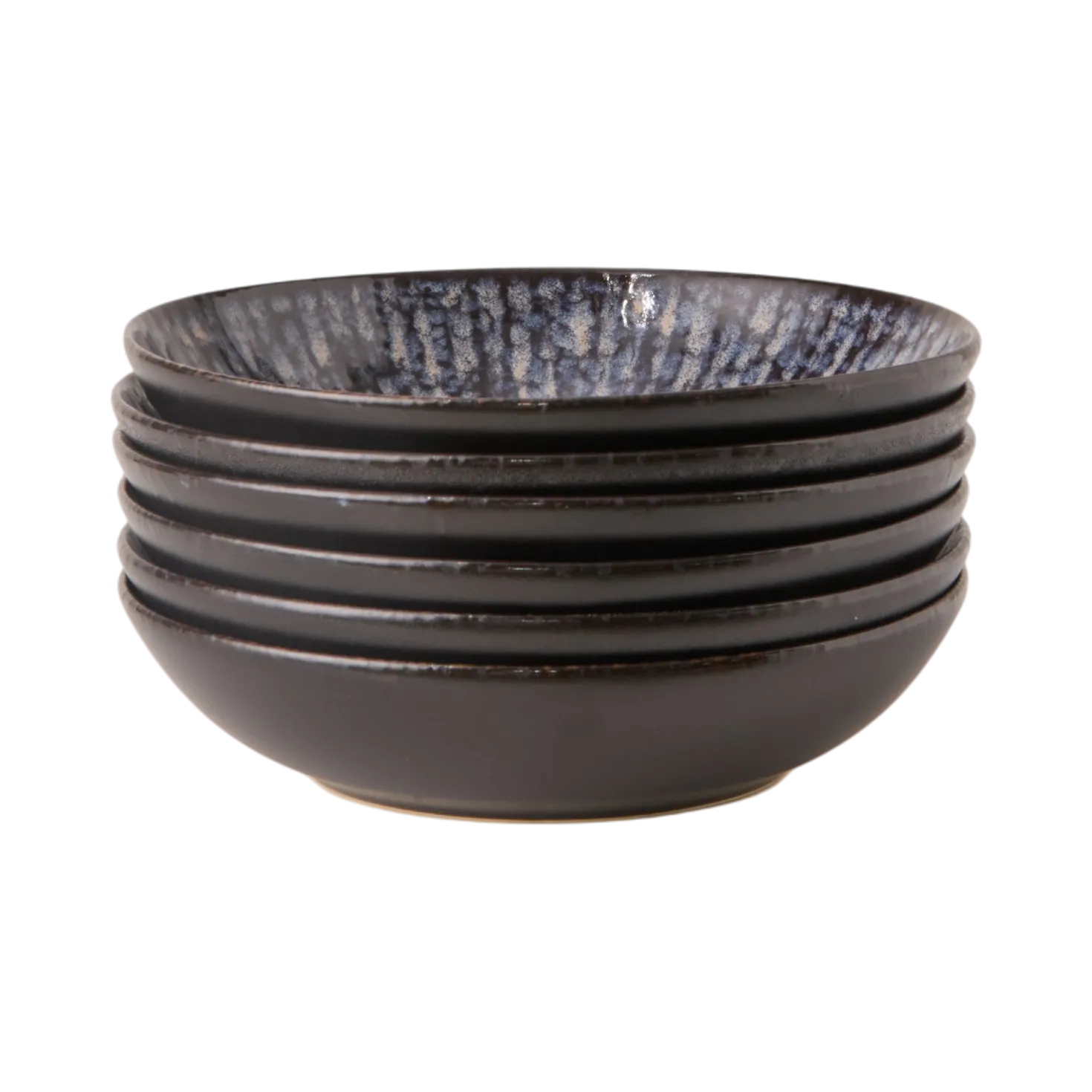 MARIA PT TERRACOTA Lot de 6 Assiettes creuses D18cm Canelé Anadia