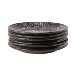 MARIA PT TERRACOTA Lot de 6 Assiettes à dessert D18cm Canelé Anadia