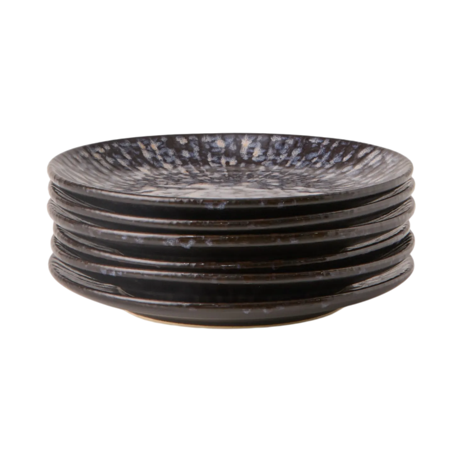 MARIA PT TERRACOTA Lot de 6 Assiettes à dessert D18cm Canelé Anadia
