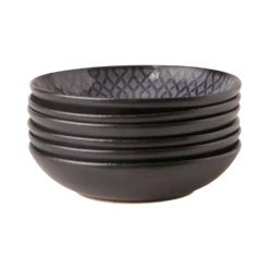 MARIA PT TERRACOTA Lot de 6 Assiettes creuses D18cm Croisé Anadia