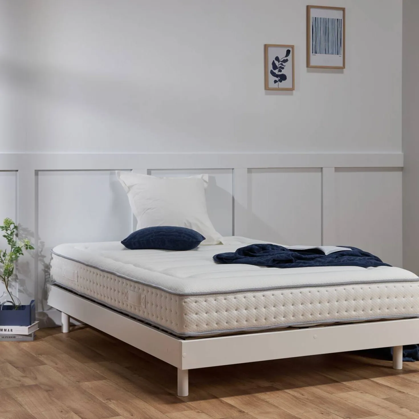 Matelas mousse haute résilience épaisseur 22cm Ernest