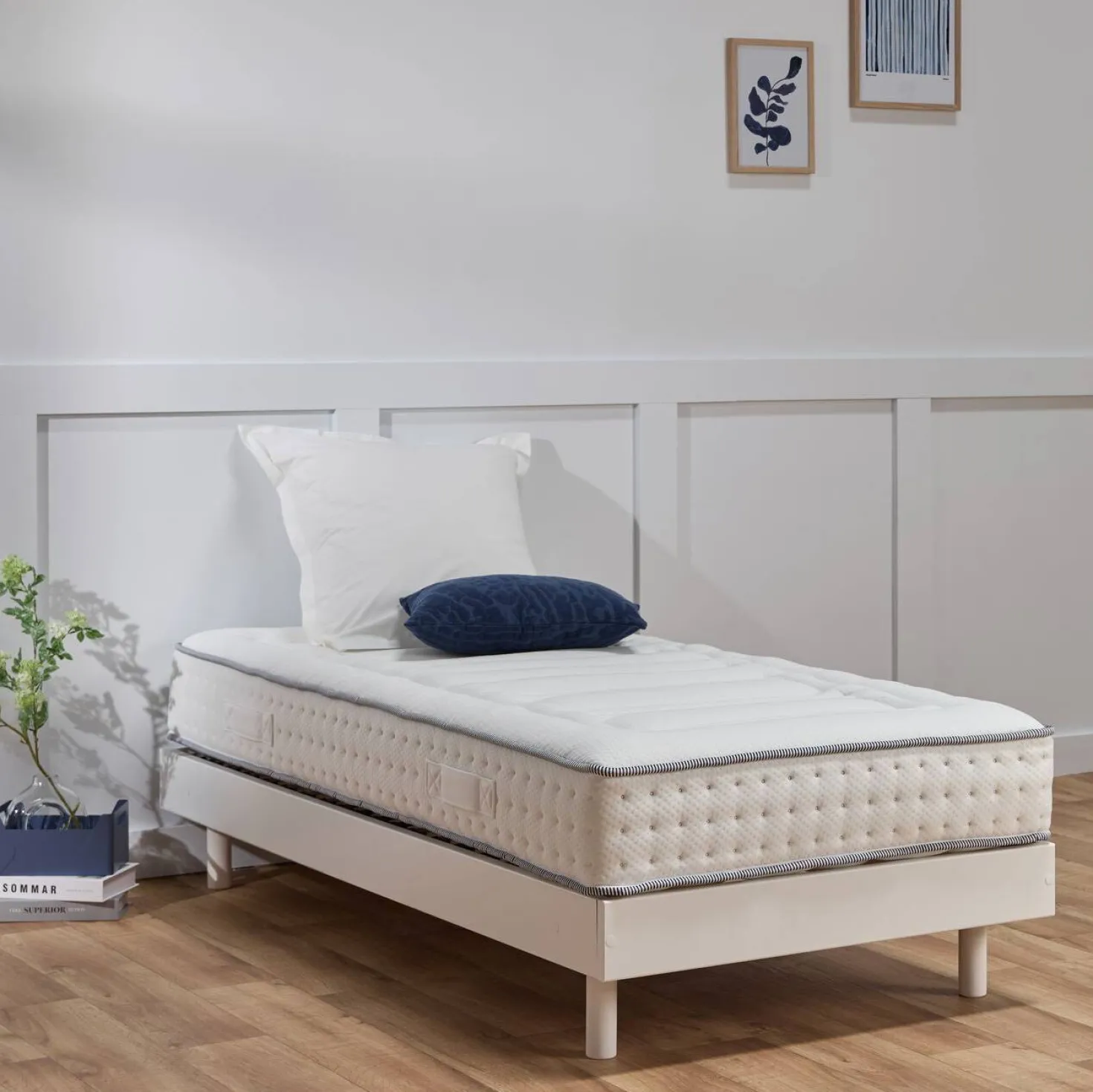 Matelas mousse haute résilience épaisseur 22cm Ernest