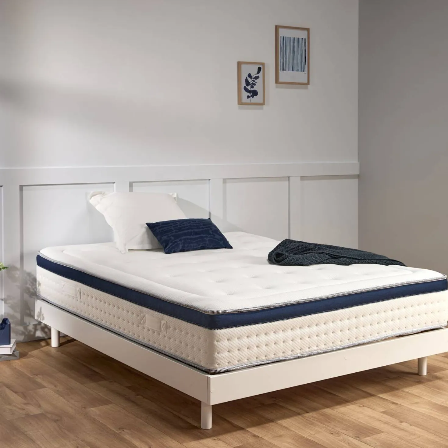 Matelas ressorts ensachés et mousse 32 cm Edith