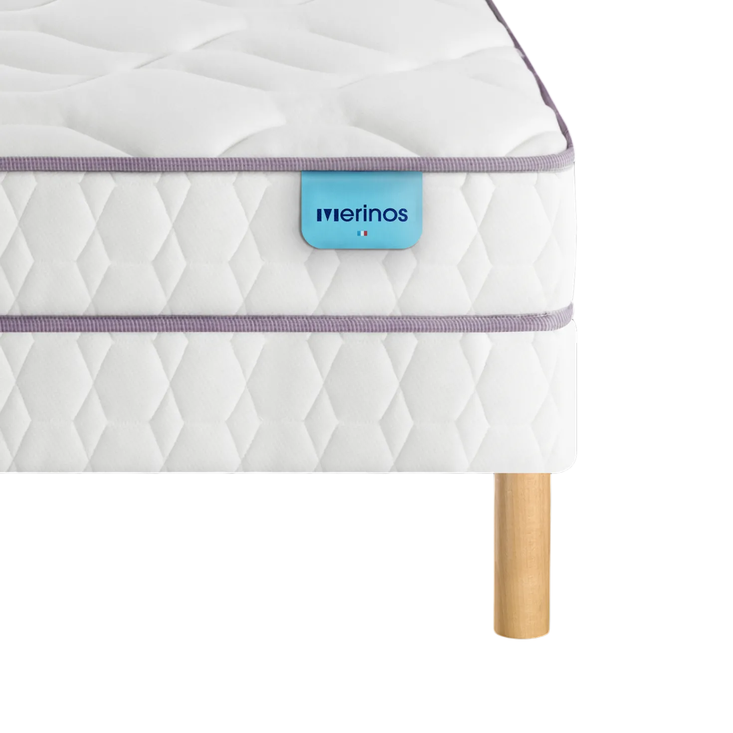 MERINOS Ensemble matelas et sommier Happy Lit