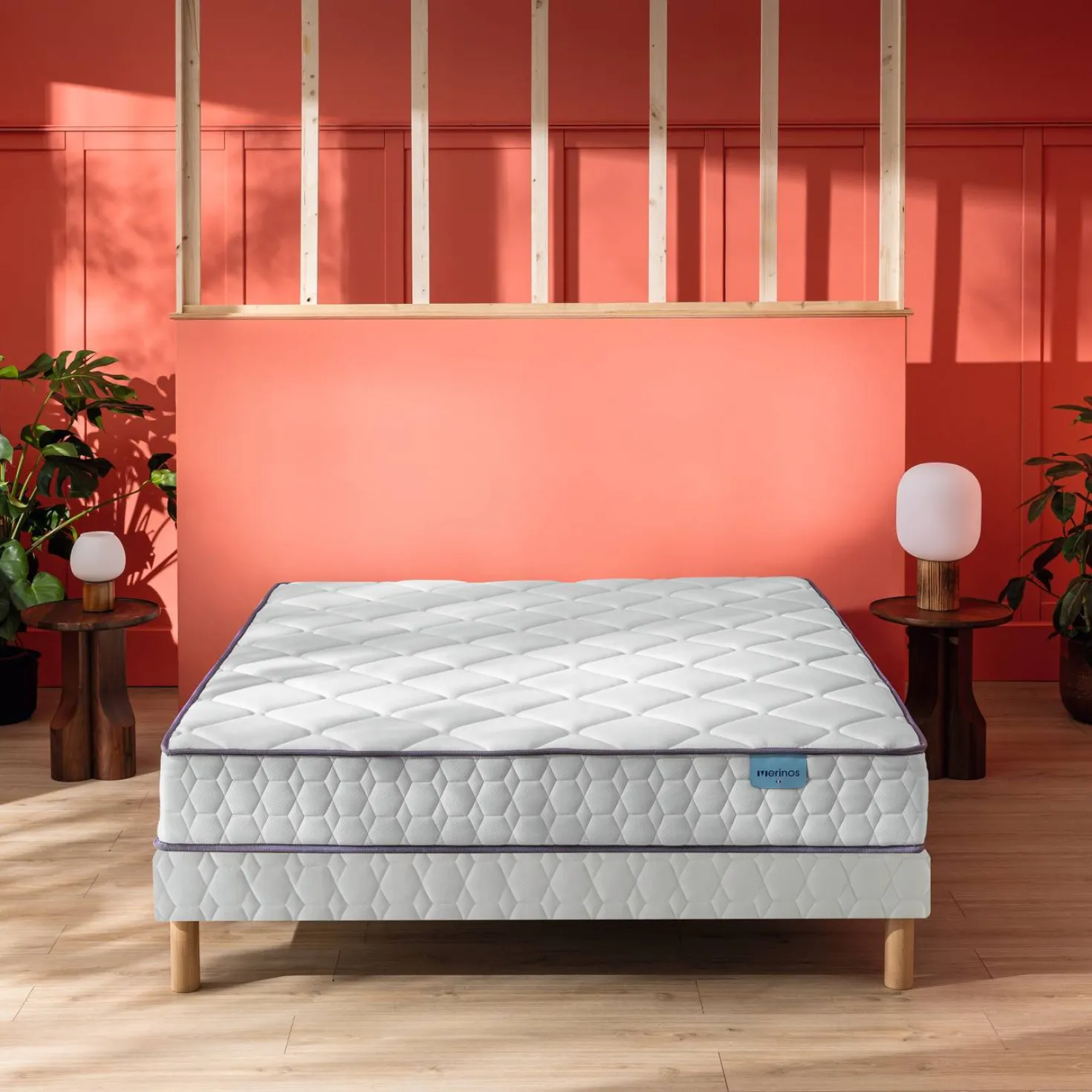 MERINOS Ensemble matelas et sommier Cheer Bed