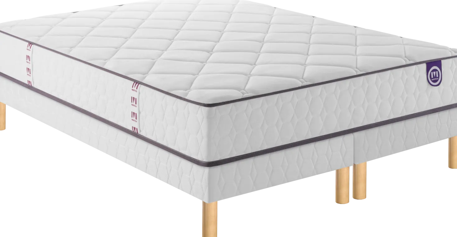 MERINOS Ensemble matelas et sommier Cheer Bed