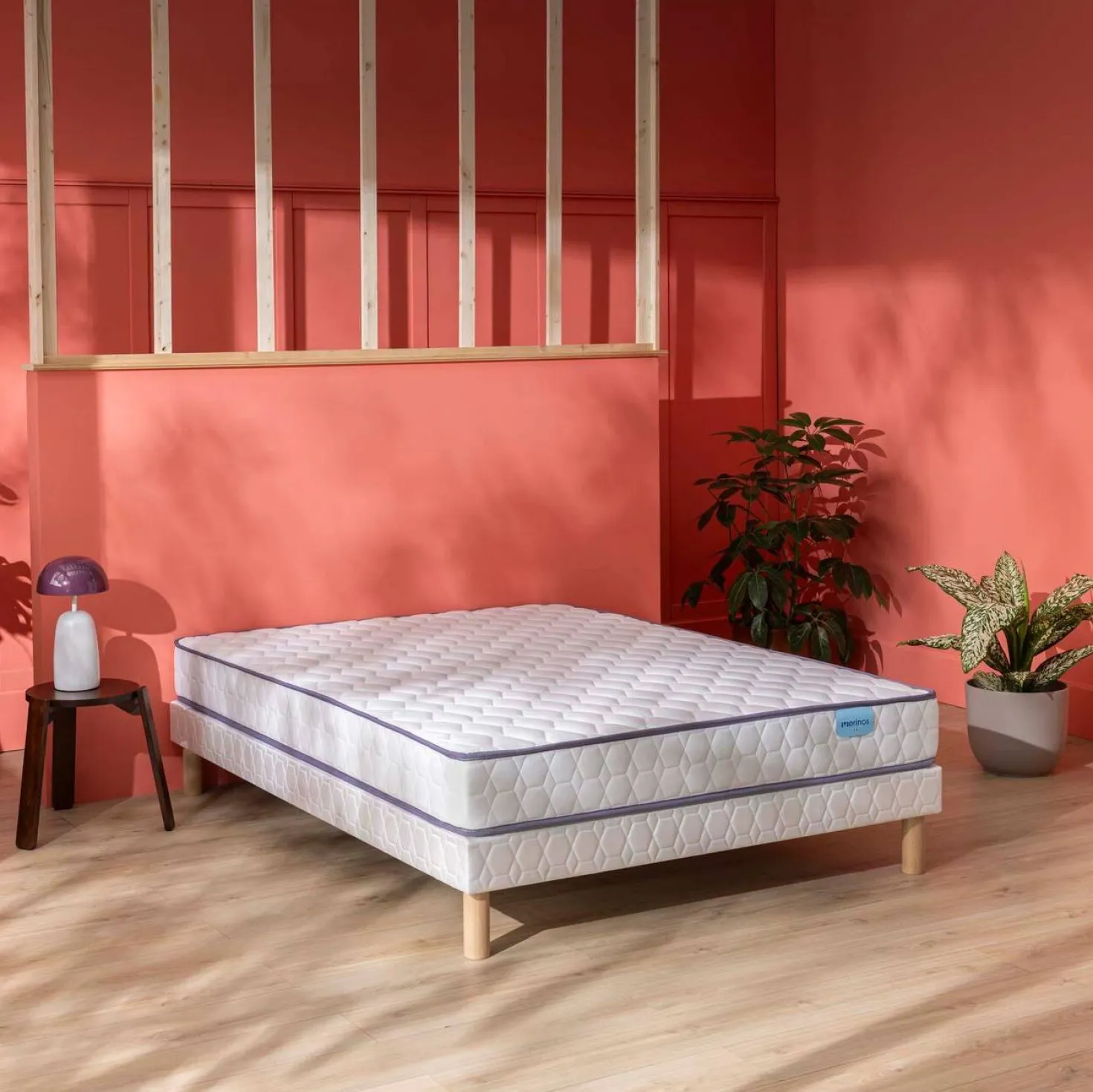 MERINOS Matelas ressorts ensachés 21 cm Natty