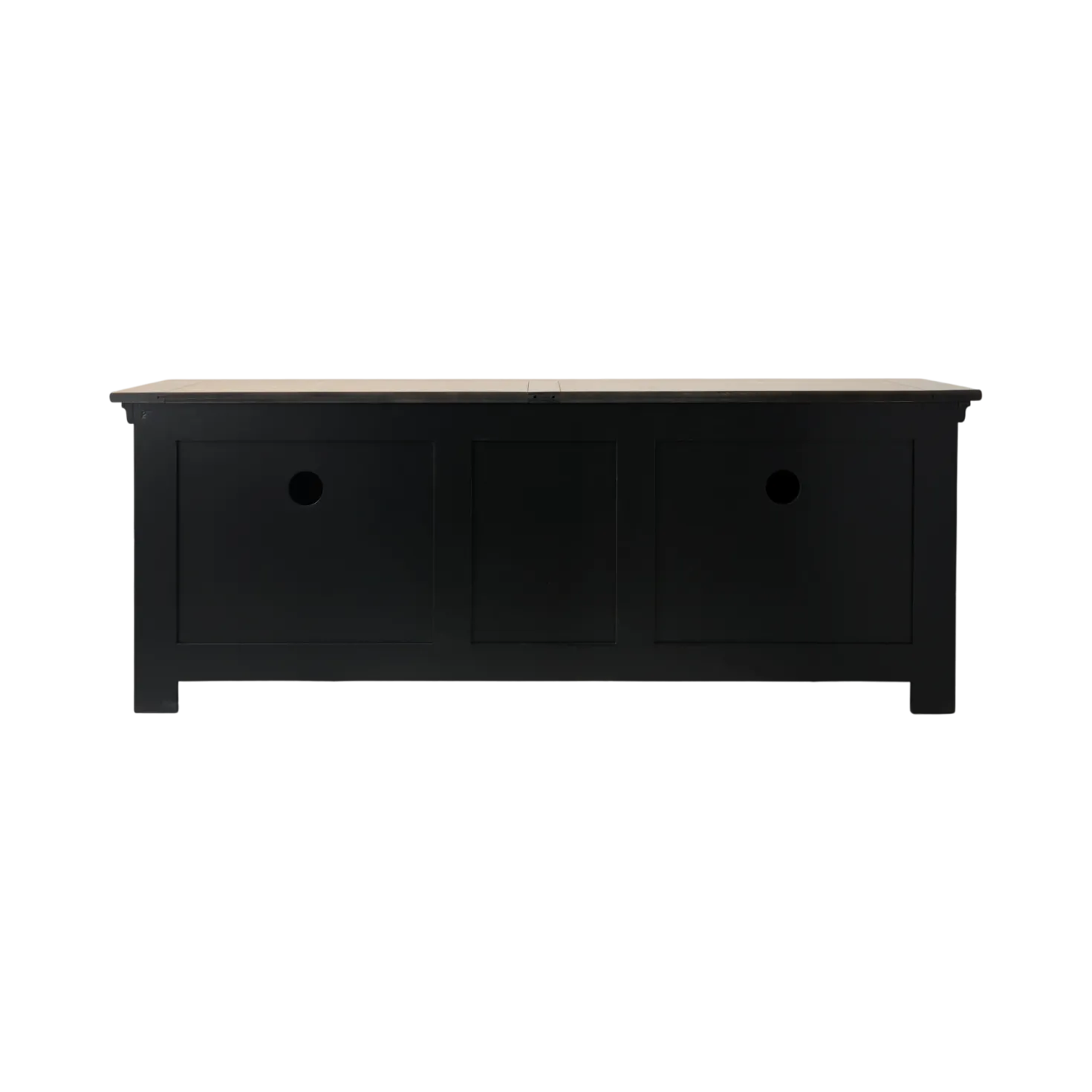 Meuble TV bois massif 2 portes 3 tiroirs Embellie
