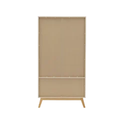 Meuble vitrine 4 portes bois Adèle