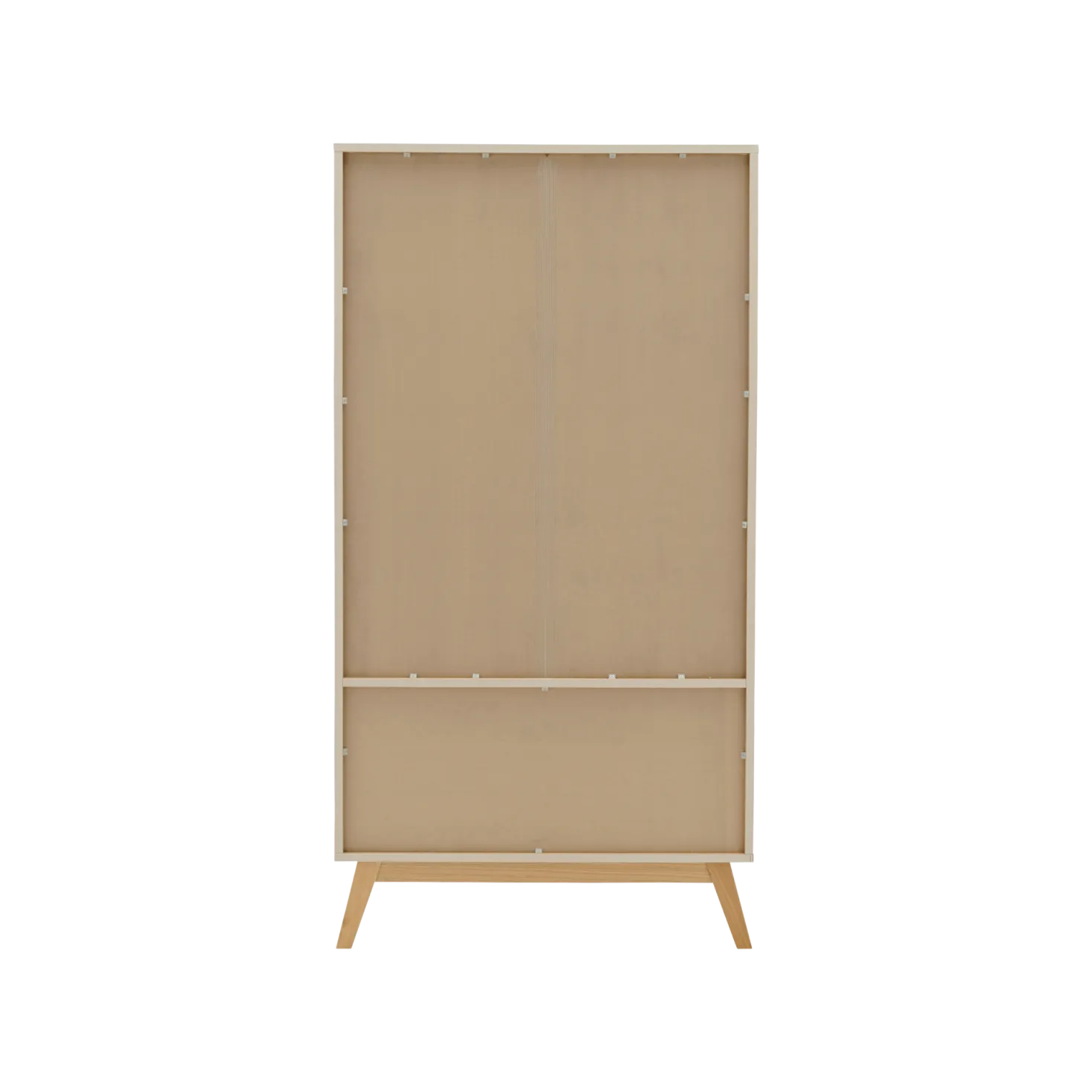 Meuble vitrine 4 portes bois Adèle