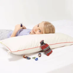 MILLE OREILLERS Oreiller des enfants moelleux en laine vierge