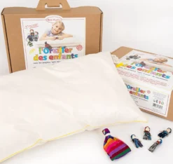 MILLE OREILLERS Oreiller des enfants moelleux en laine vierge