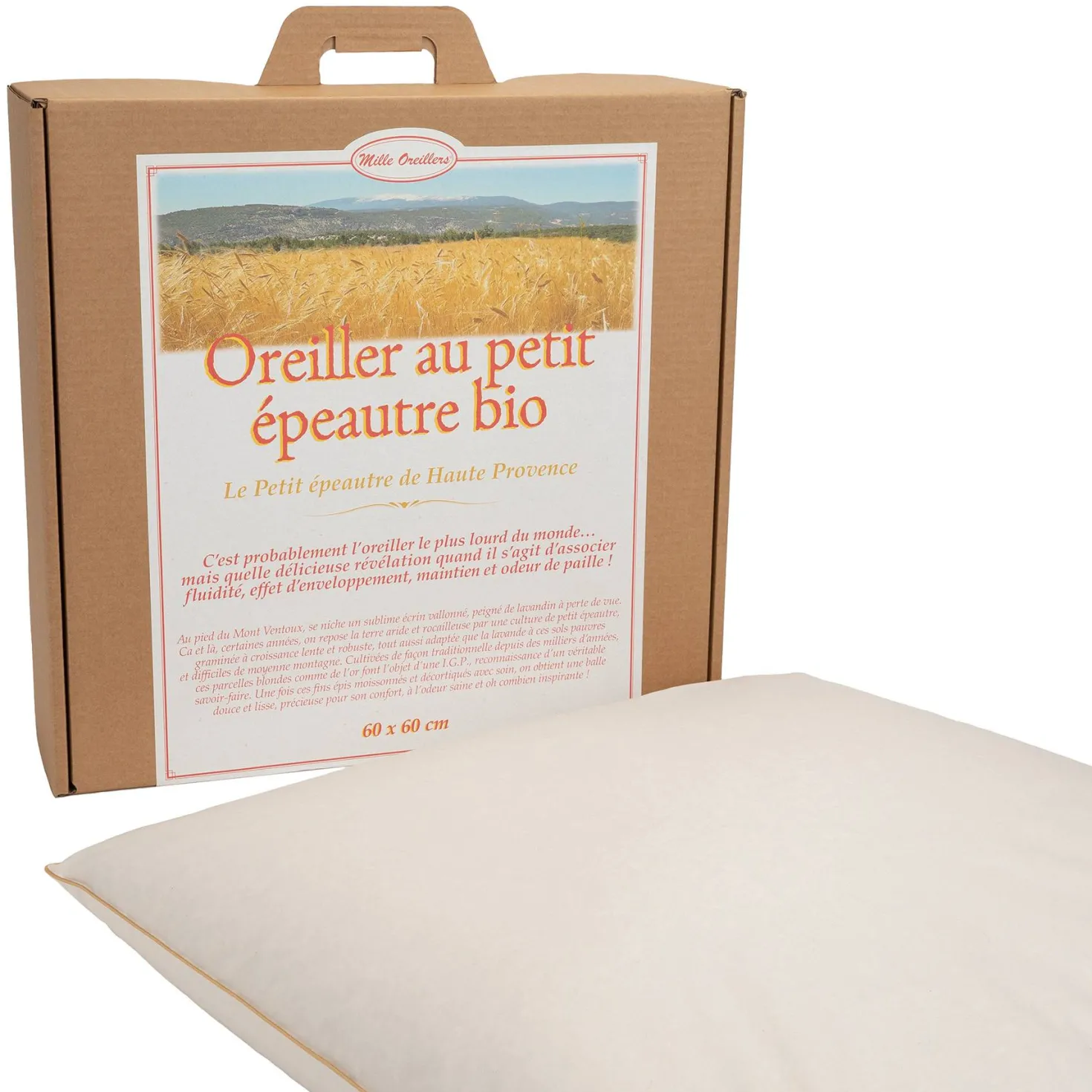 MILLE OREILLERS Oreiller ferme petit épeautre biologique