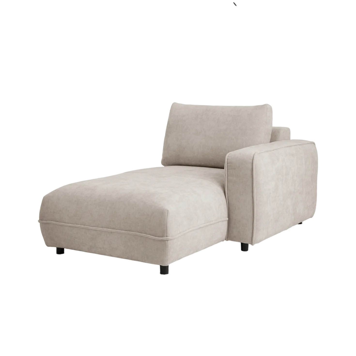 Méridienne pour canapé modulable tissu Solenn