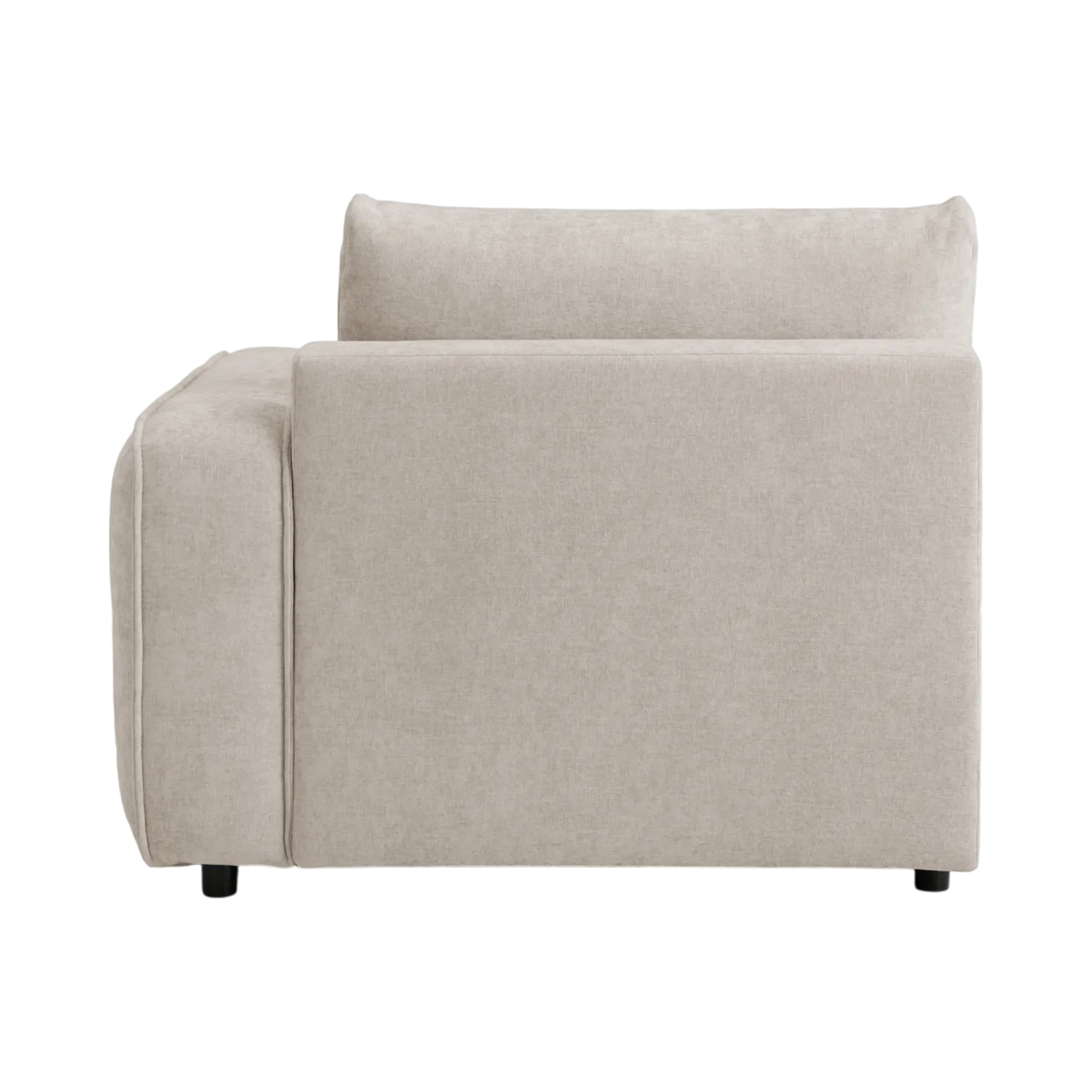 Méridienne pour canapé modulable tissu Solenn