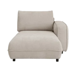 Méridienne pour canapé modulable tissu Solenn