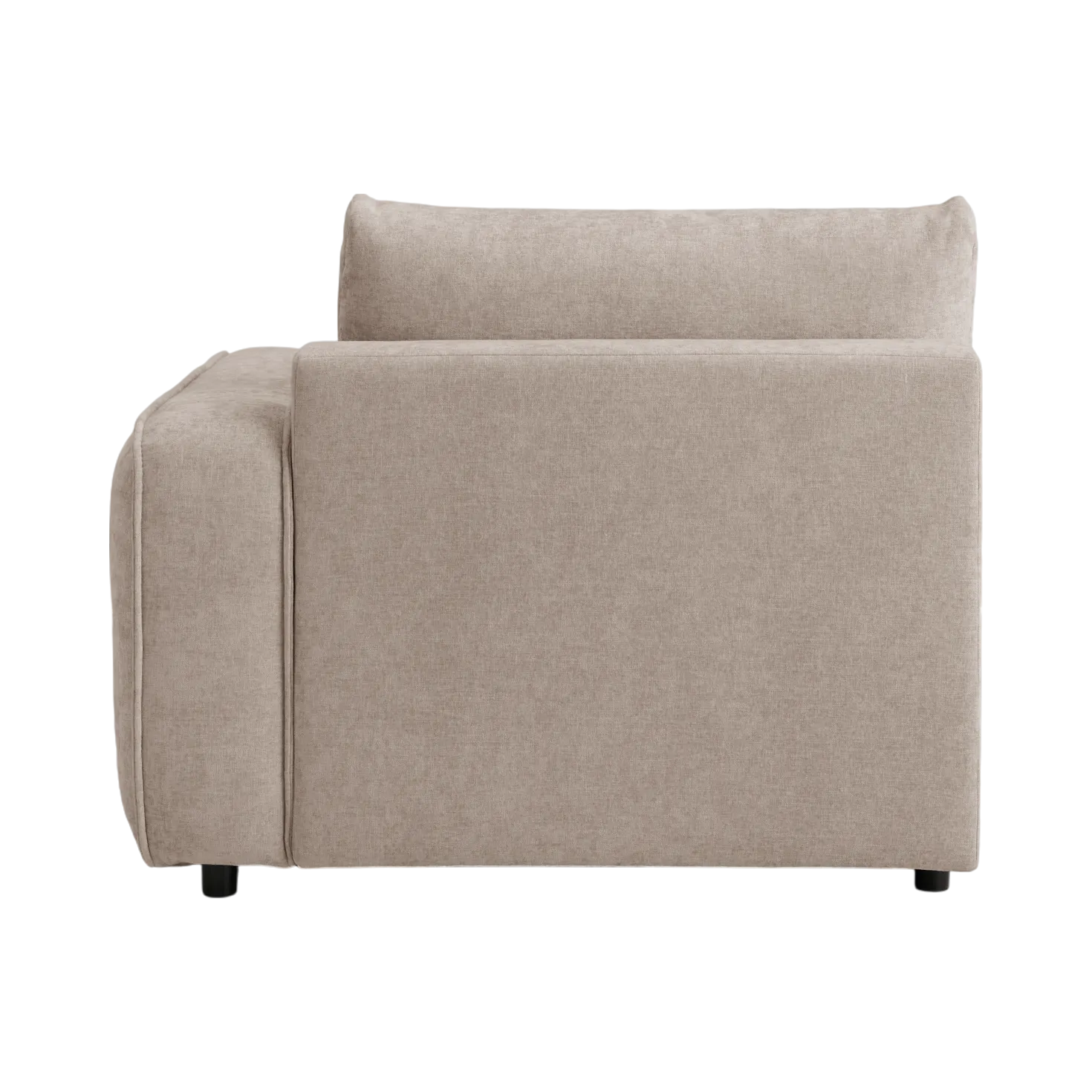 Méridienne pour canapé modulable tissu Solenn