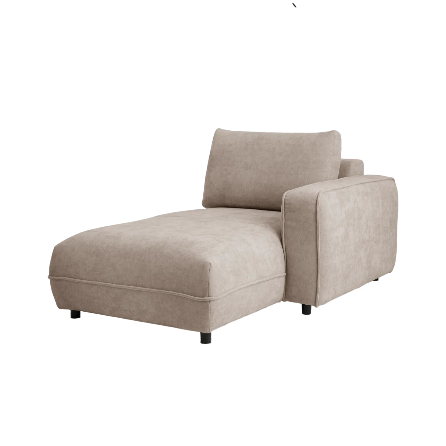 Méridienne pour canapé modulable tissu Solenn