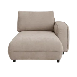 Méridienne pour canapé modulable tissu Solenn