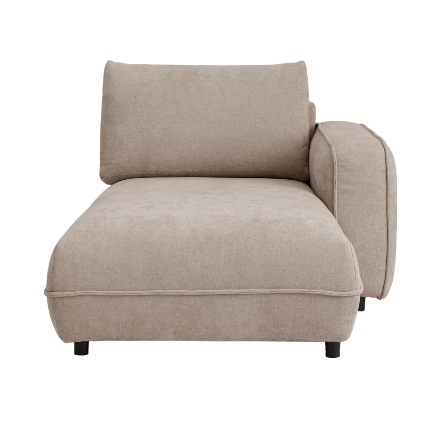 Méridienne pour canapé modulable tissu Solenn