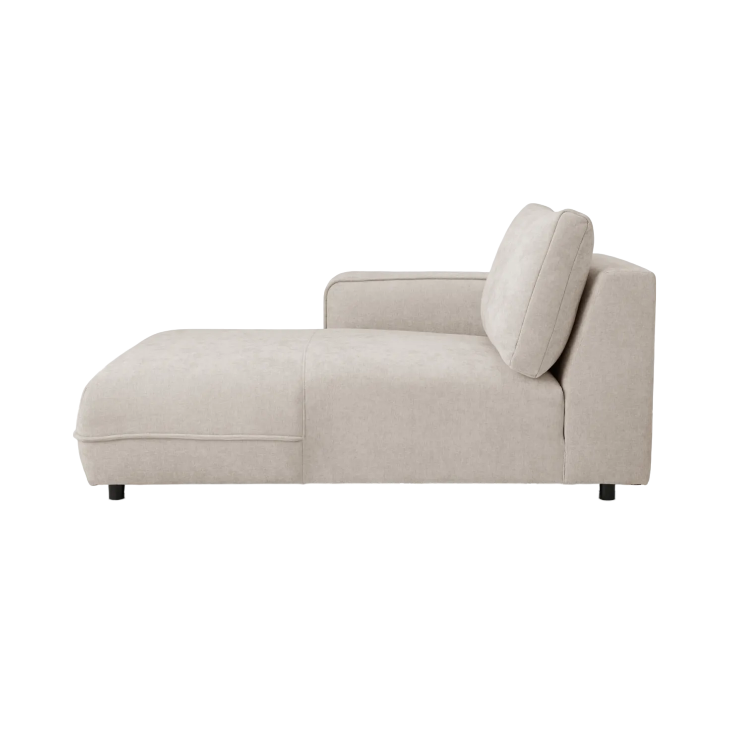 Méridienne pour canapé modulable tissu Solenn