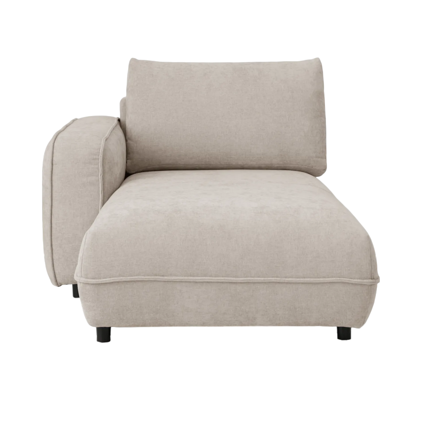 Méridienne pour canapé modulable tissu Solenn