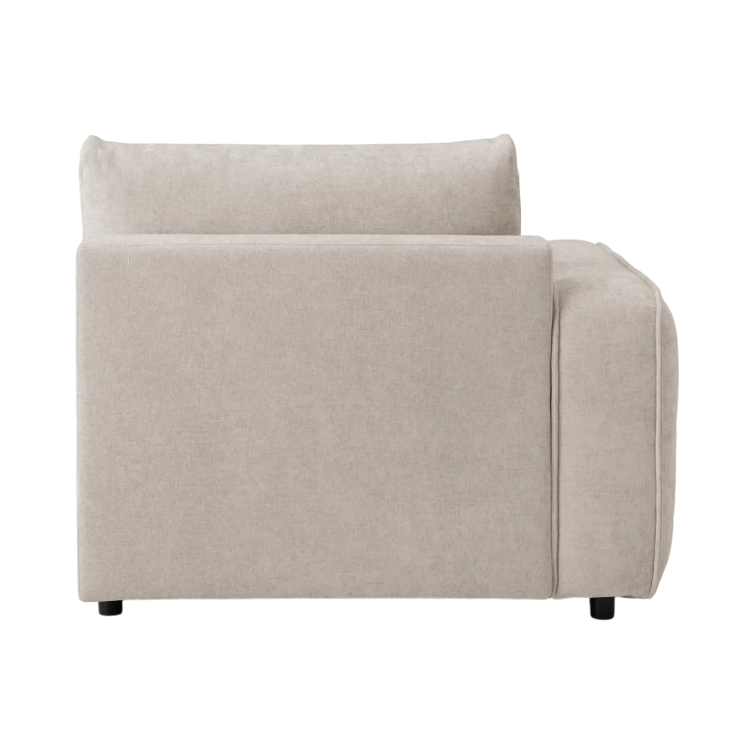 Méridienne pour canapé modulable tissu Solenn
