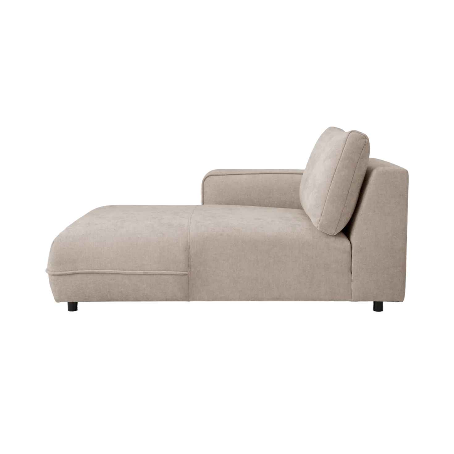 Méridienne pour canapé modulable tissu Solenn