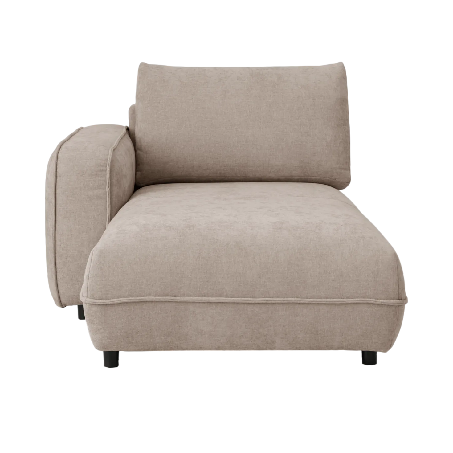Méridienne pour canapé modulable tissu Solenn