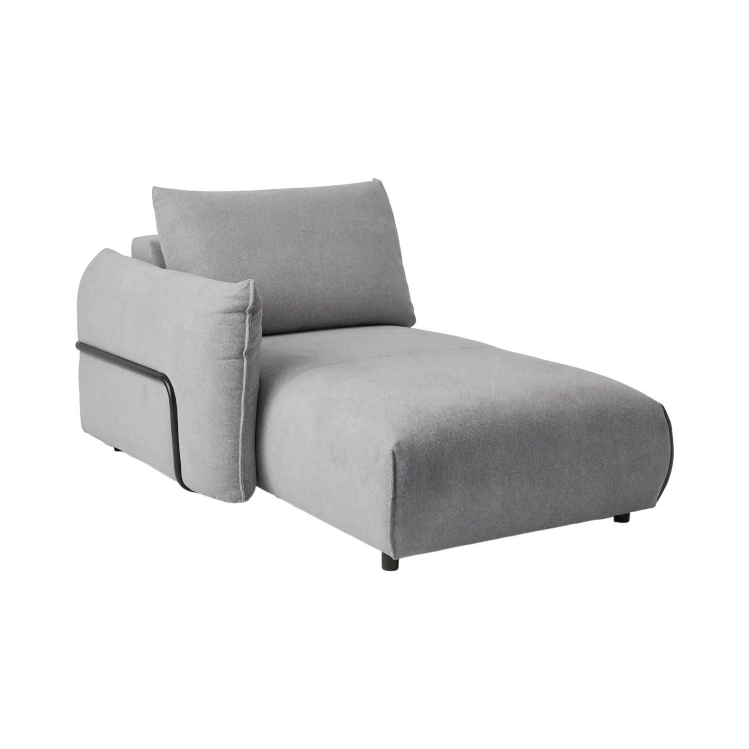 Méridienne pour canapé modulable tissu Solal