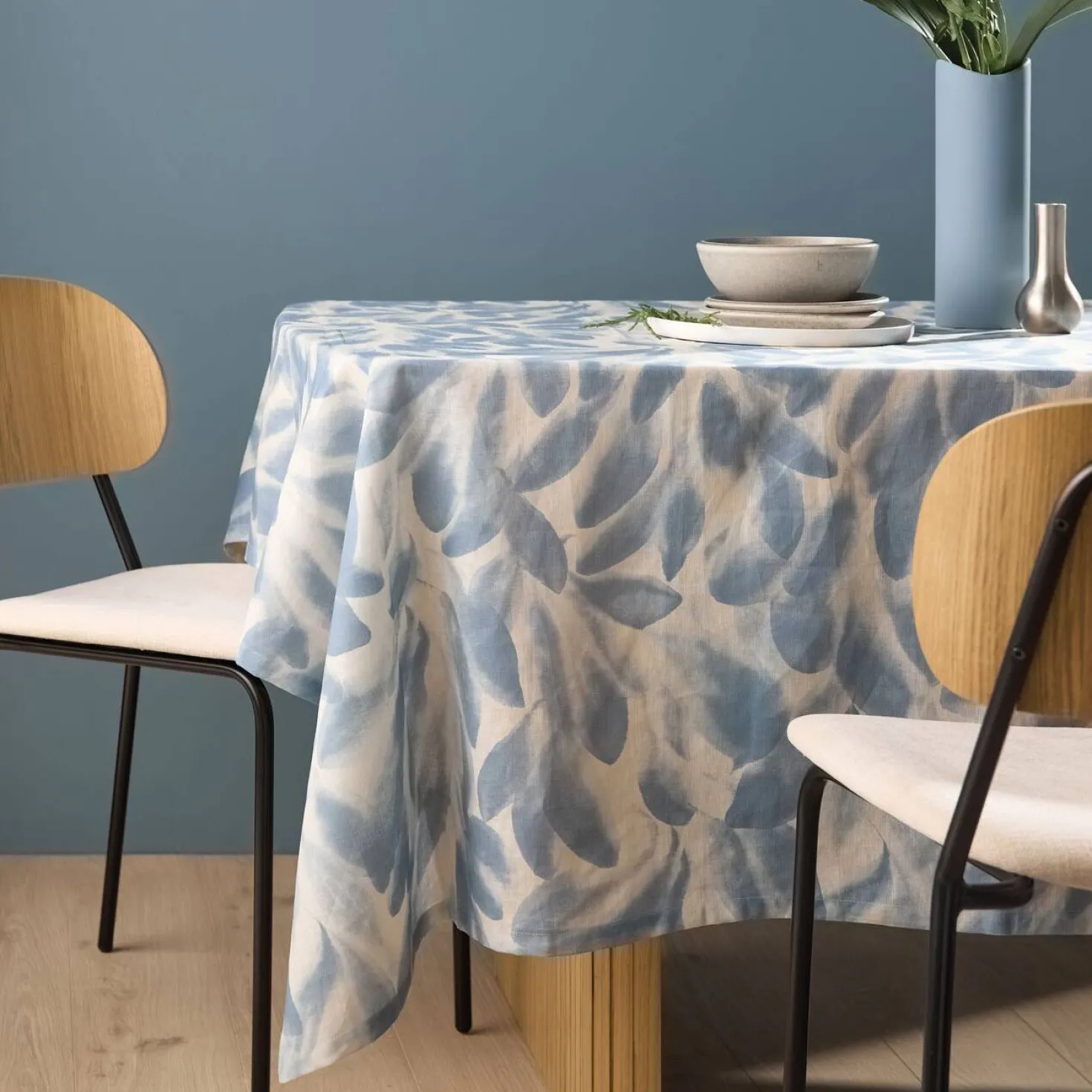 Nappe coton lin Plantain
