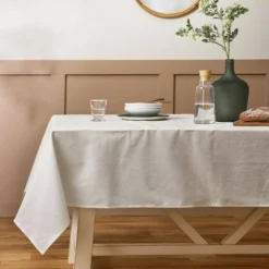 Nappe enduite coton lin Laurie