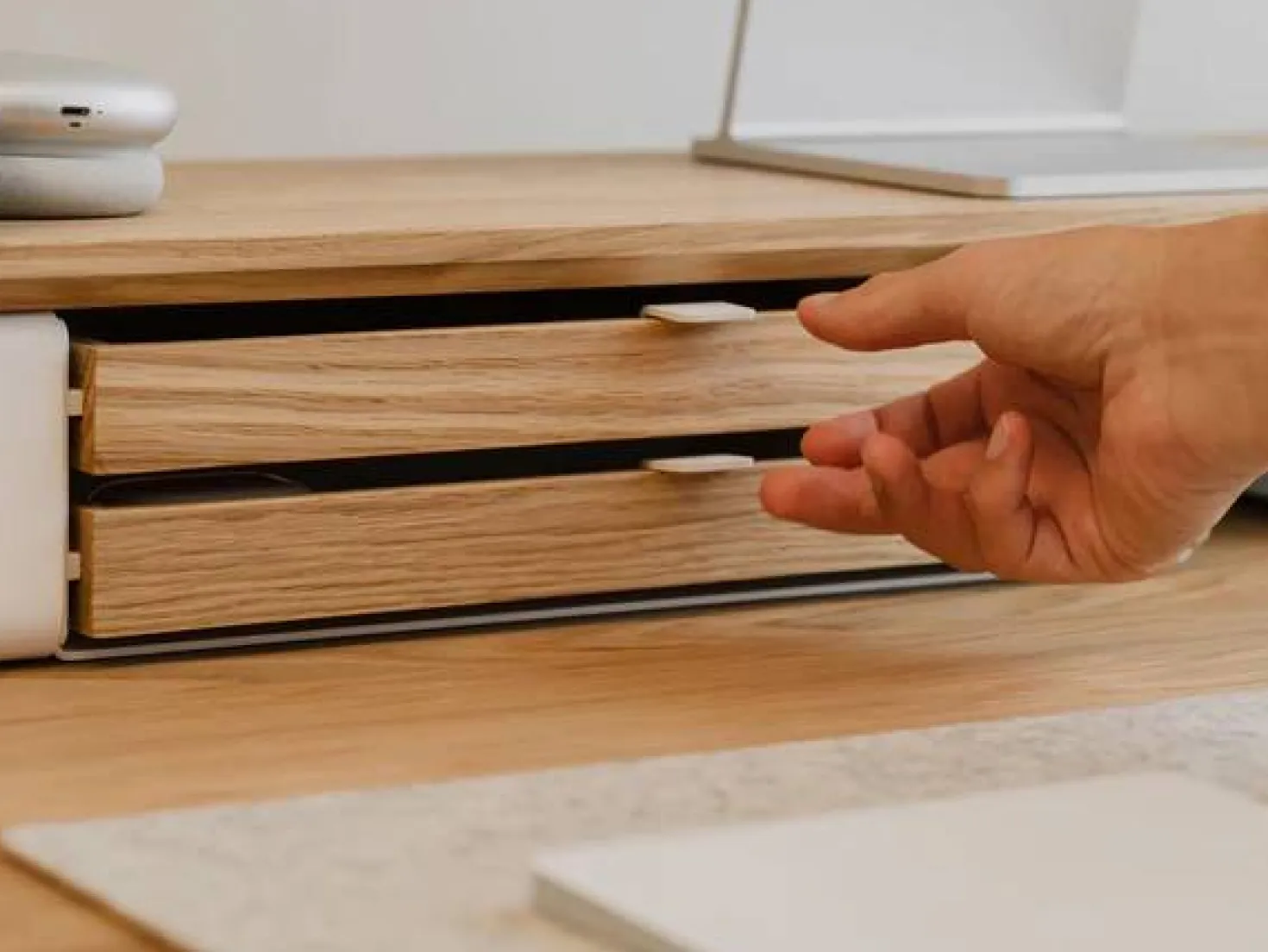 OAKYWOOD Grand tiroir modulable bois massif