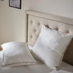 Oreiller coton satin résilient sensation duvet Lyne
