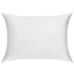 Oreiller ferme 50% duvet de canard et enveloppe coton percale Cléo