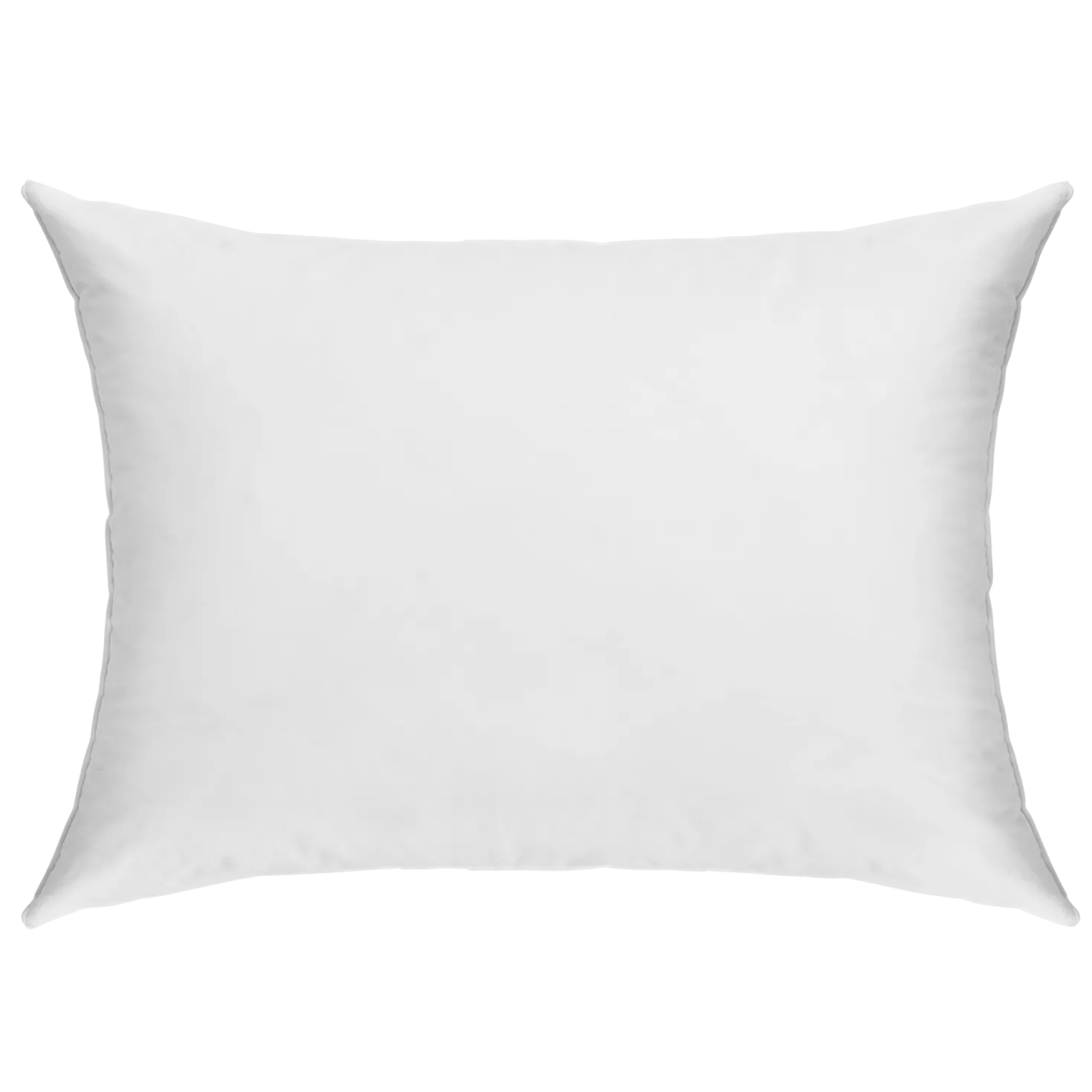 Oreiller ferme 50% duvet de canard et enveloppe coton percale Cléo
